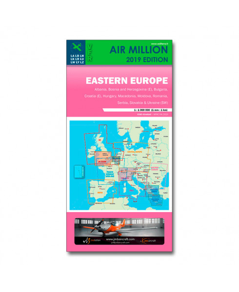 Carte 2019 11 000 000e Vfr Europe De Lest Air Million